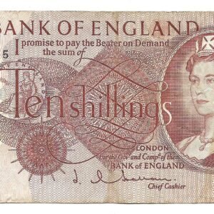 Gran Bretaña 10 Shillings 1962-66 P373b MB-