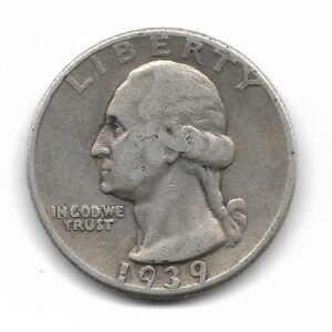 Estados Unidos 1/4 Dolar de Plata 1939 KM164 MB