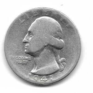Estados Unidos 1/4 Dolar de Plata 1941 MB-