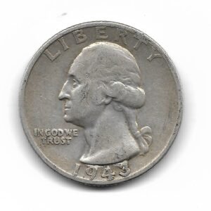 Estados Unidos 1/4 Dolar de Plata 1943 KM164 MB