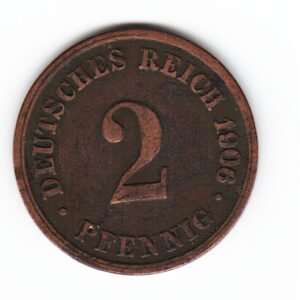 Alemania 2 Pfennig 1906D KM16 MB