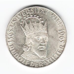 Austria 50 Schilling 1365-1965 500 Aniversario Universidad de Viena KM2898 SC-