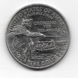 Estados Unidos 1/4 Dolar 2021D Cruzando El Delaware