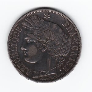 Francia 5 Francos de Plata 1849A 2da. Republica Ceres KM761.1 EXC-