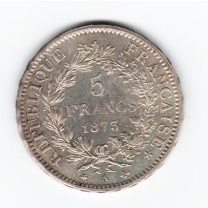 Francia 5 Francos de Plata 1873A Hercules KM820.1 EXC