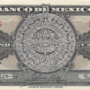 Mexico 1 Peso 25-1-1961 P59g EXC