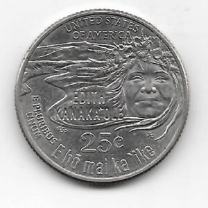 Estados Unidos 1/4 Dolar 2023P Edith Kanaka Ole