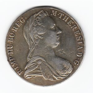 Praga Reino de Bohemia 1 Thaler de Plata 1780 P.S-I.K Maria Teresa KM816 VF+